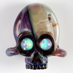 46 grams Northstar Boro Glass Rod NS33-026 D Amber/Purple 149 €/kg